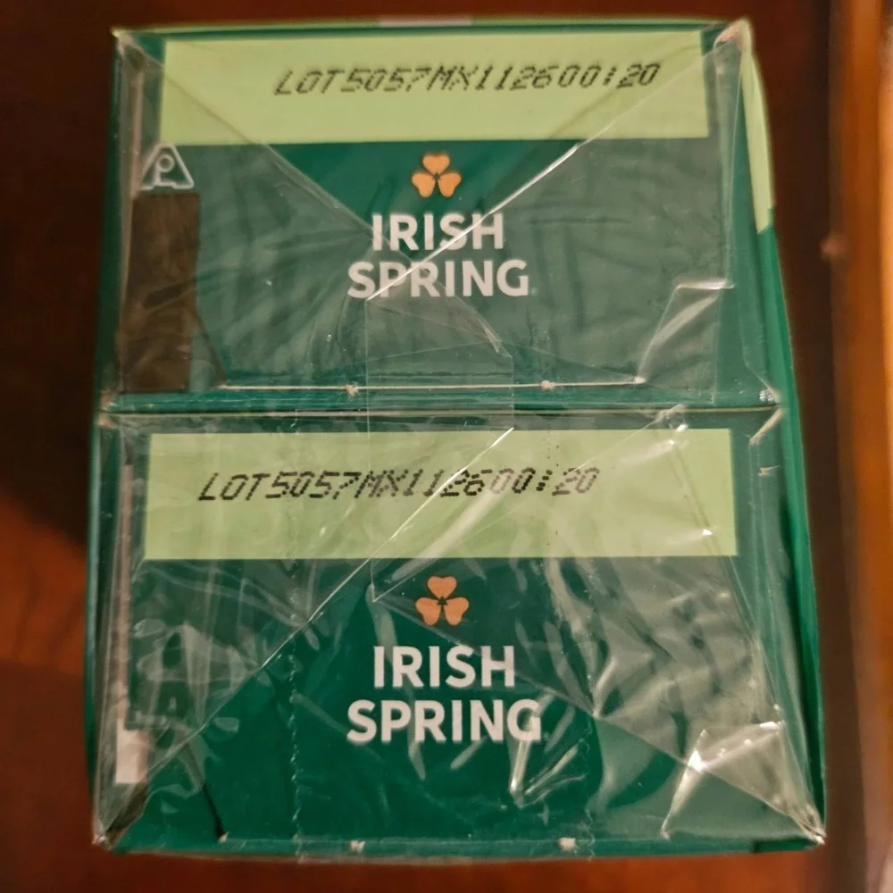 Irish Spring Classic Aloe Mist‎ Deodorant Bar Soap 12-Hour Fresh 6 Bars Total